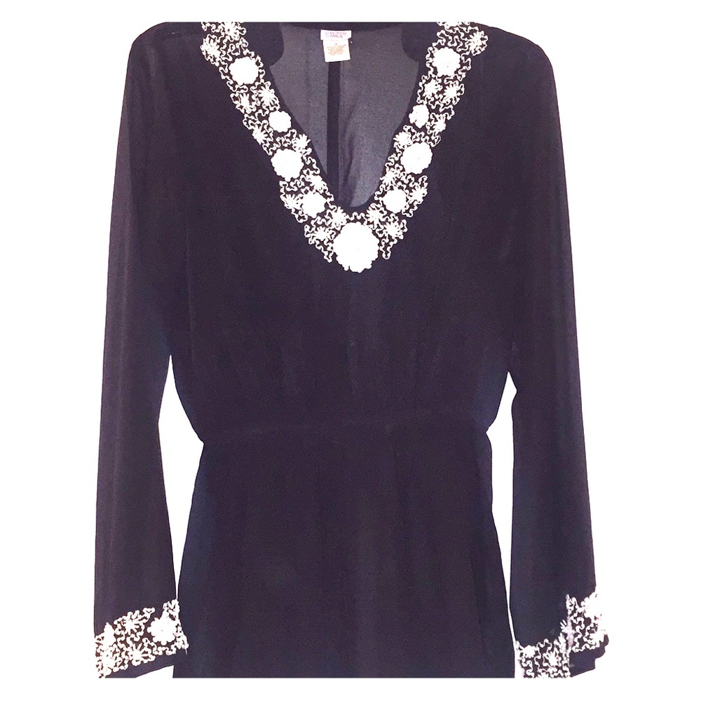 Beaded tunic dress or shirt